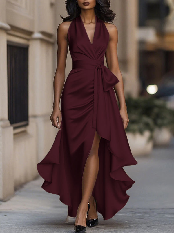The Éliane Satin Dress