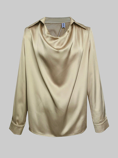 The Lumière Drape Blouse