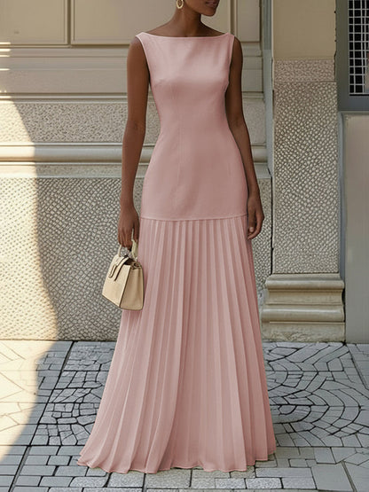 The Céleste Pleated Gown