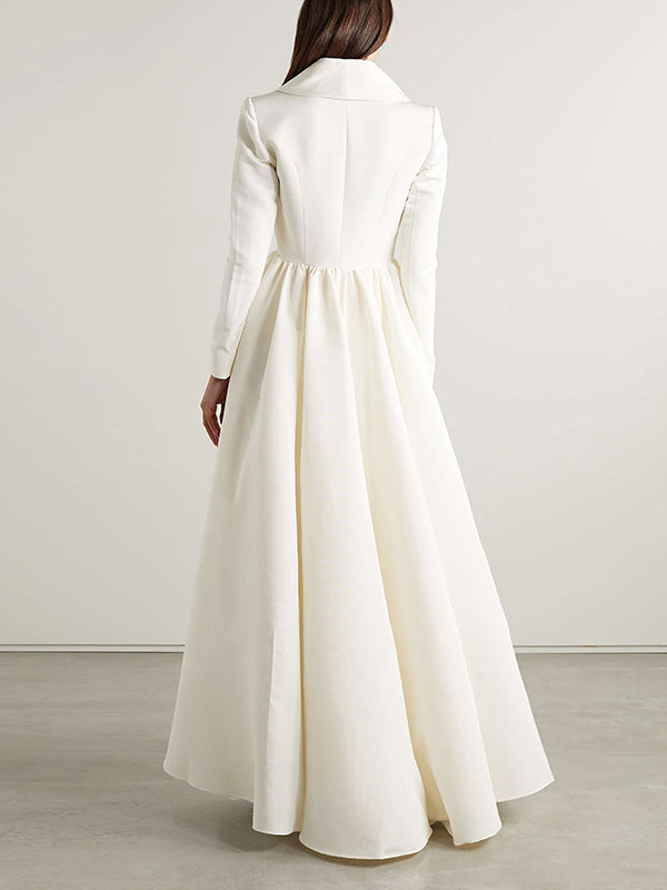 La Blanche Majesté — Wrap High-Low Set