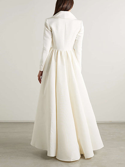 La Blanche Majesté — Wrap High-Low Set