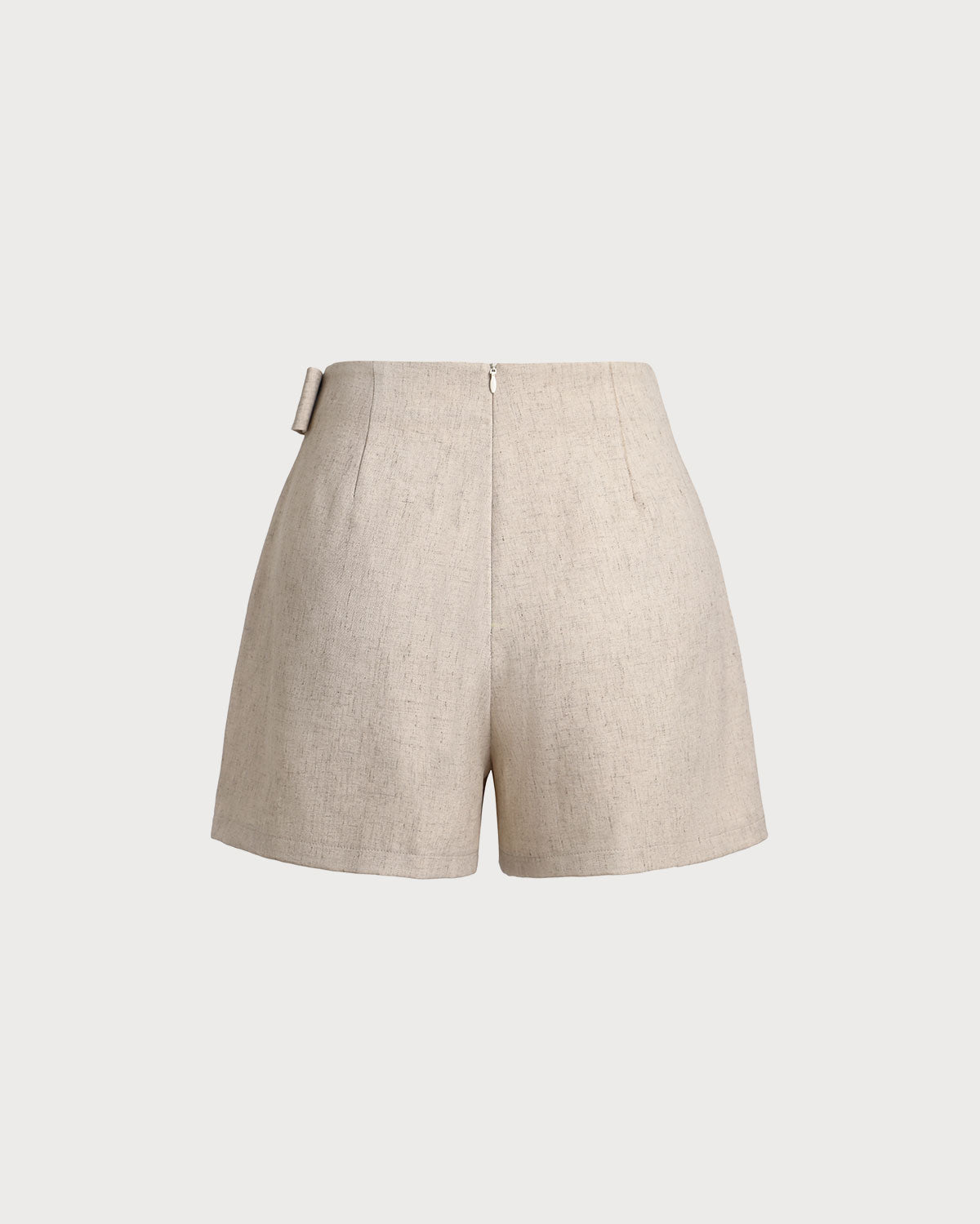La Solenne — Textured wrap mini skirt